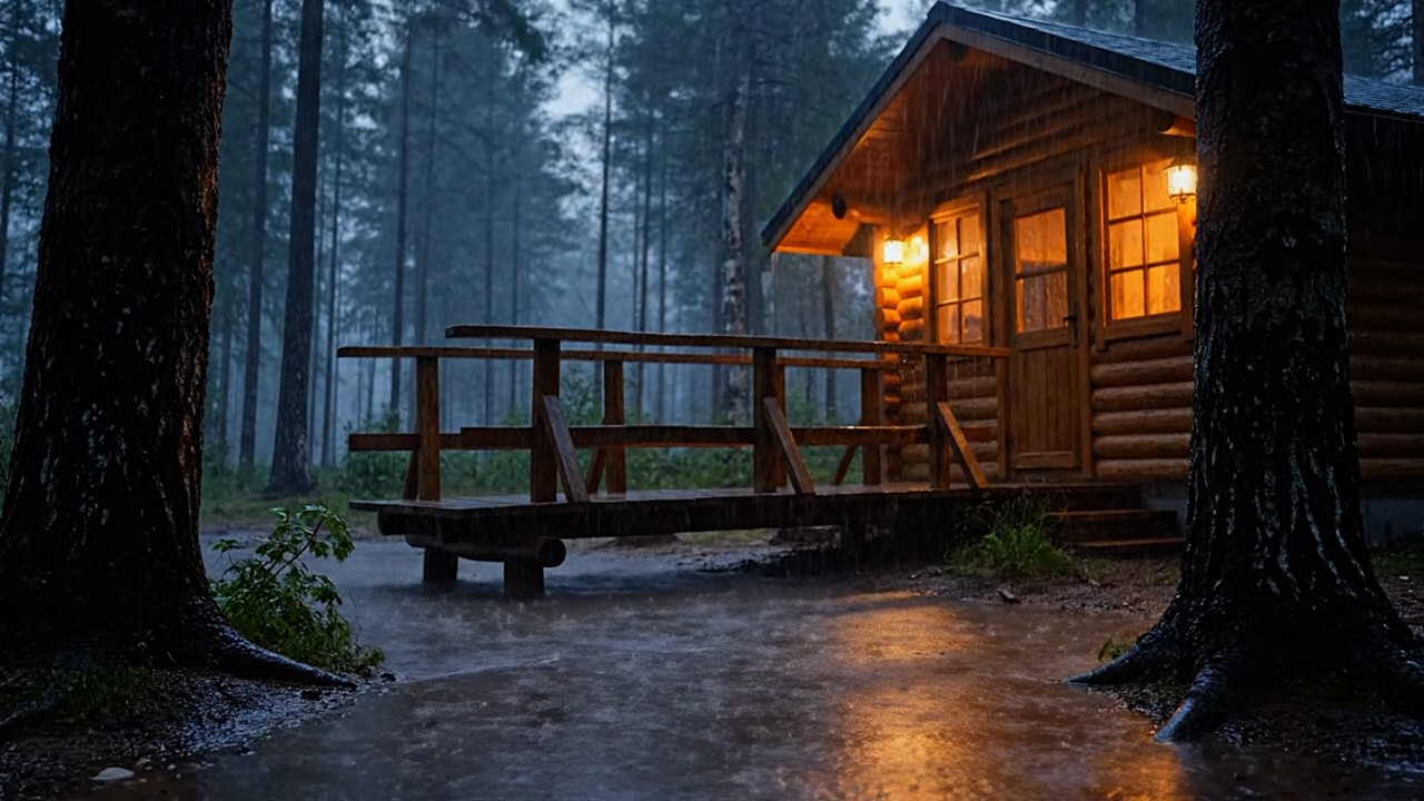 Perfect Rain and Thunder Sounds for Sleeping | Heavy Rain Sounds for Drifting to Sleep & Relaxation