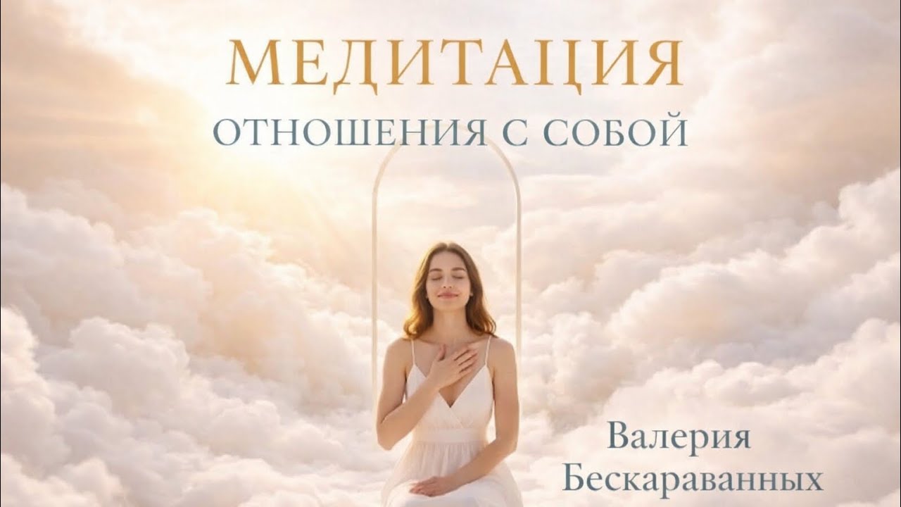 ИСЦЕЛЯЮЩАЯ МЕДИТАЦИЯ НА ОТНОШЕНИЯ С СОБОЙ | ВАЛЕРИЯ БЕСКАРАВАННЫХ