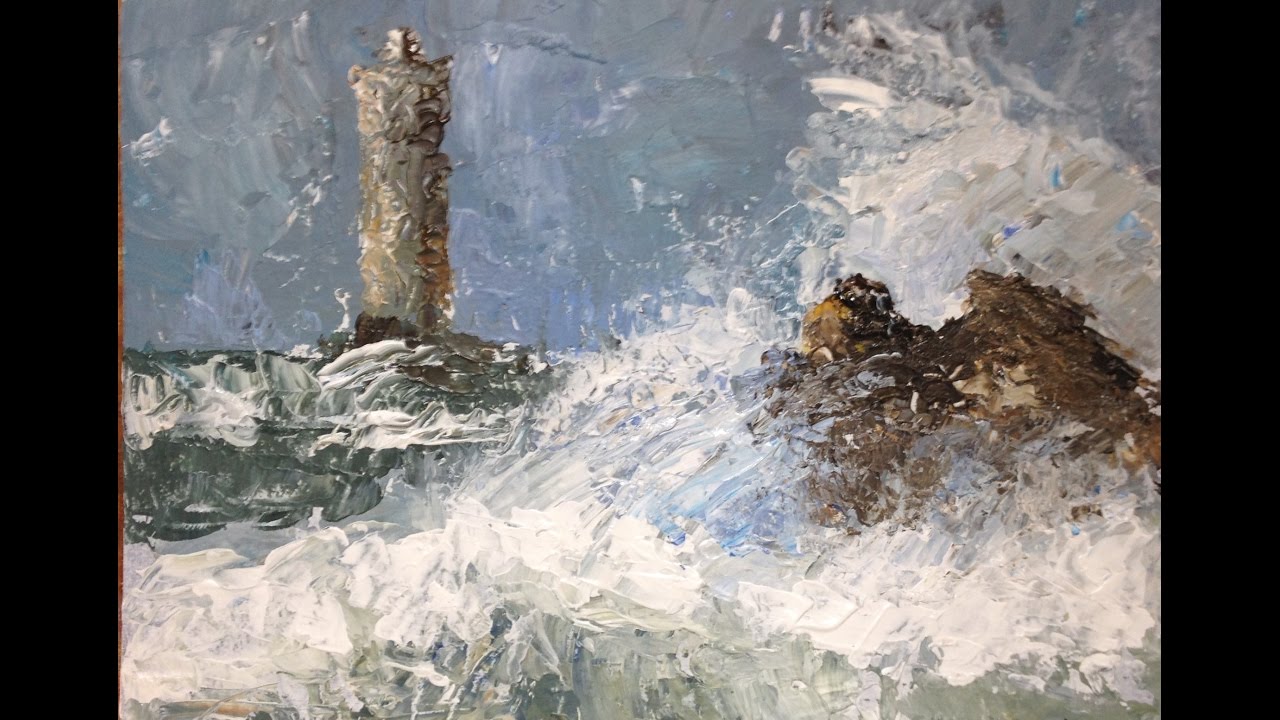 Comment peindre au couteau à l'acrylique