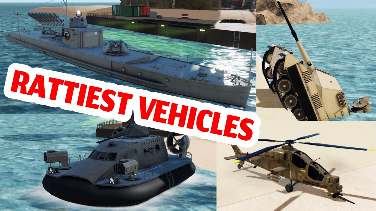 Using the RATTIEST vehicles War Tycoon has