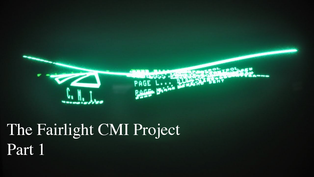 The Fairlight CMI Project Part 1