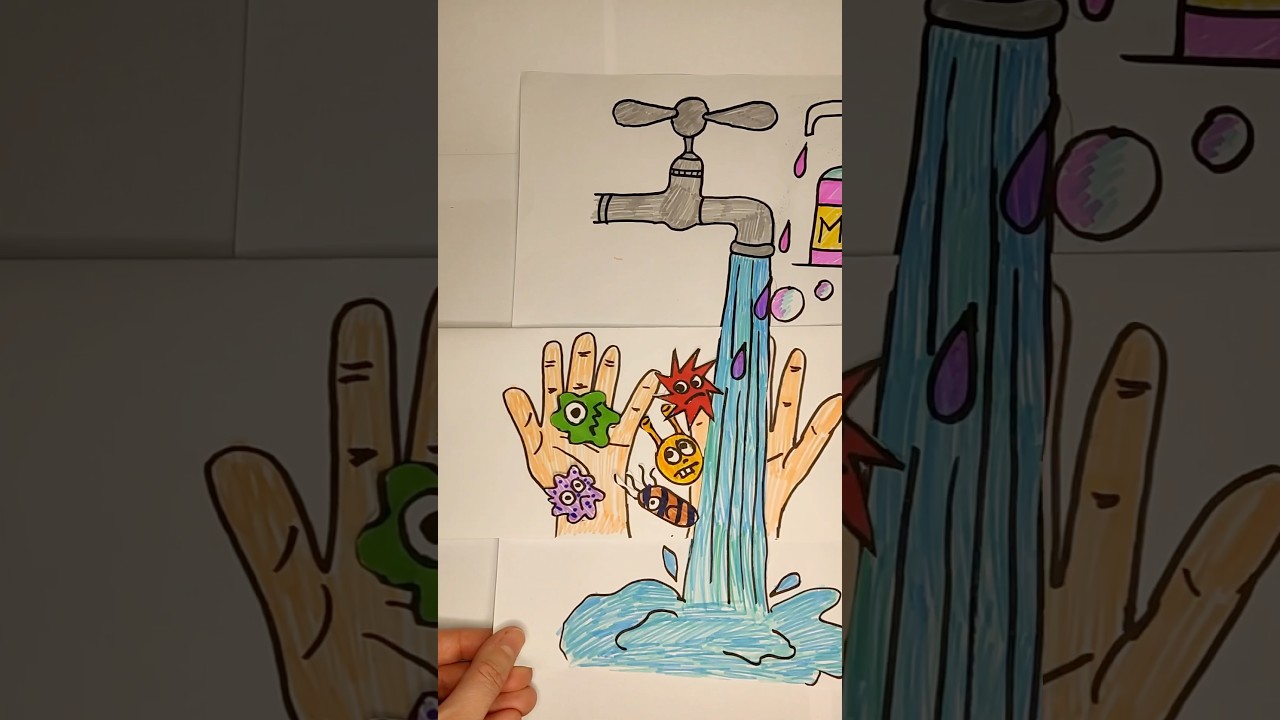 Proč si m&yacute;t ruce? 🧼💦 #Hygiena #diy #aktivityprodeti #zabava #tvoreni
