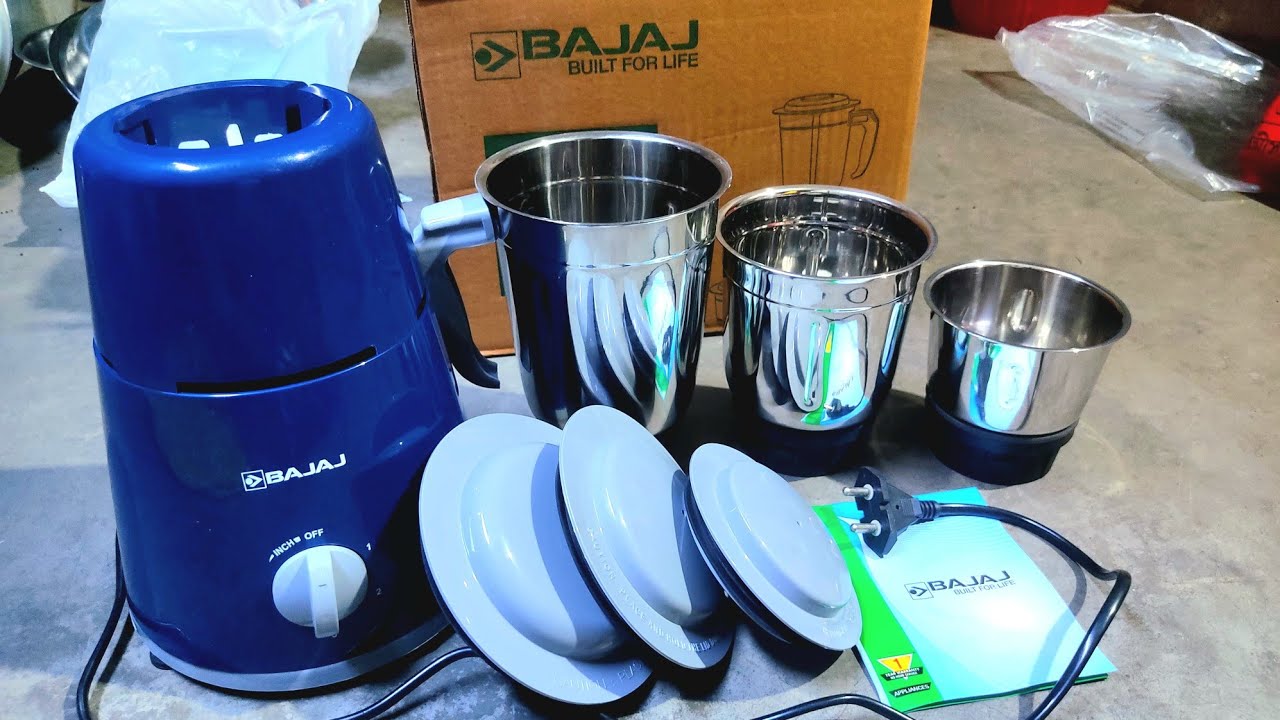 Bajaj Mixer Grinder 500 Watts || Unboxing & Review || GX 1 500 W Juicer