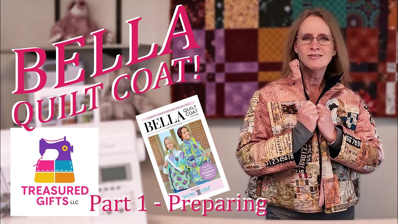 Make the NEW Bella Quilt Coat by ByAnnie & Quilting Elissa. Step-by-step sewing tutorial! Part 1