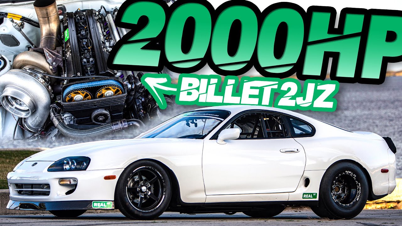 2000HP Billet 2JZ - BADDEST Streetable Supra on the Planet! (0-60MPH in 1 Second)