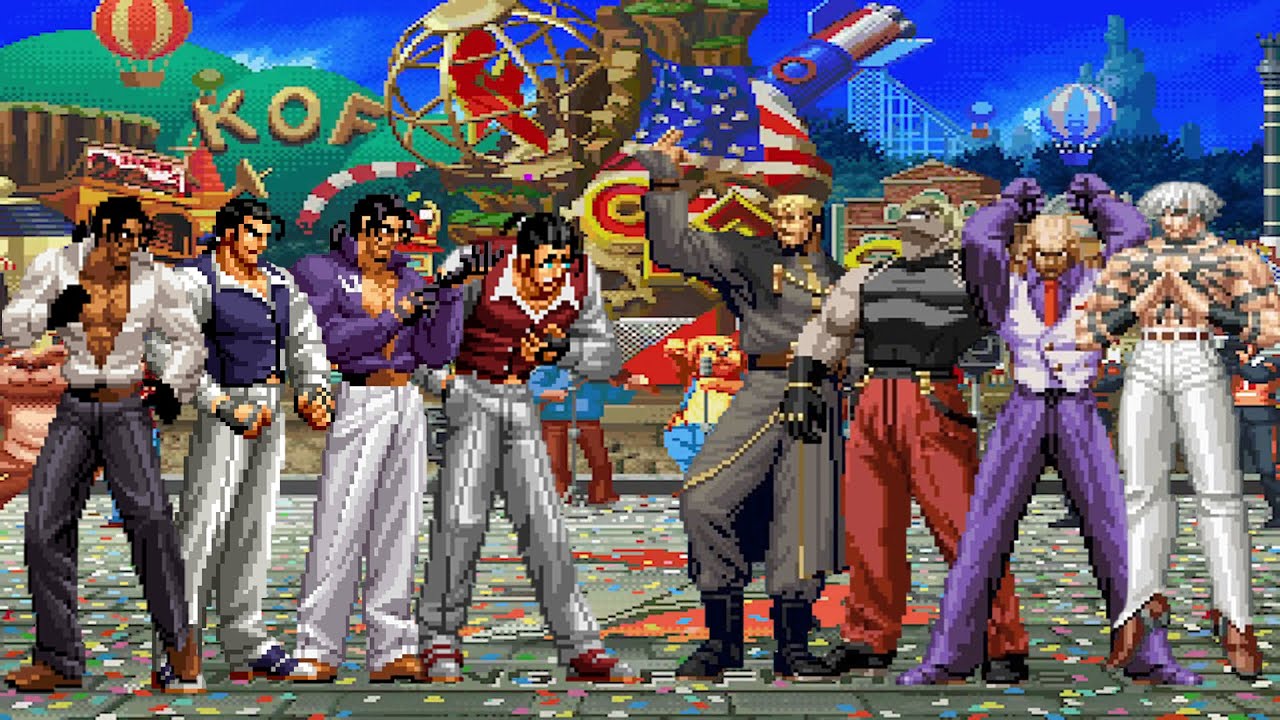 [KOF Mugen] Команда Роберта Гарсии против команды боссов