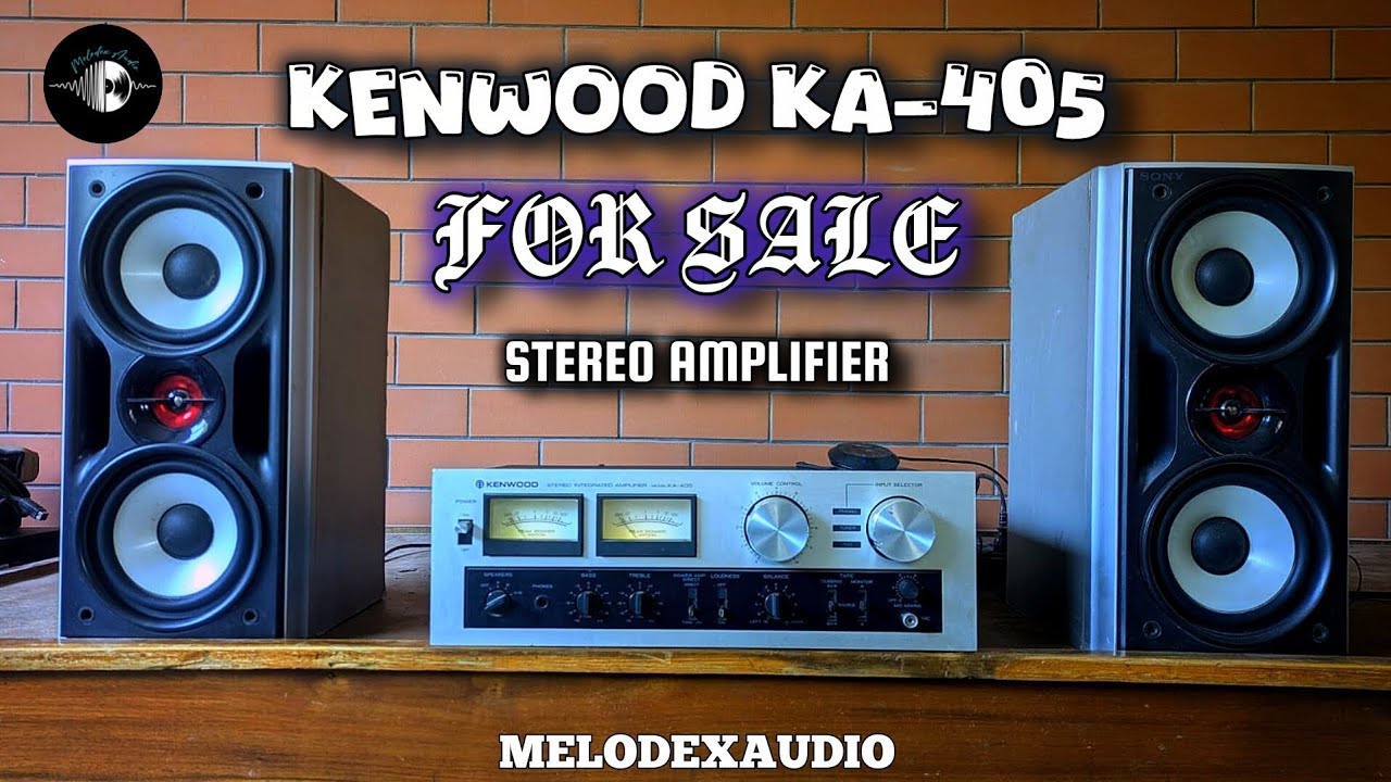 Kenwood stereo amplifier | #audiosystem #audioamplifier #speaker #music 