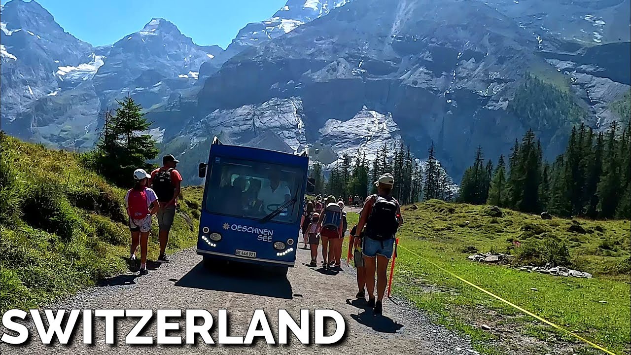 Oeschinensee shuttle bus - A Beautiful Way...