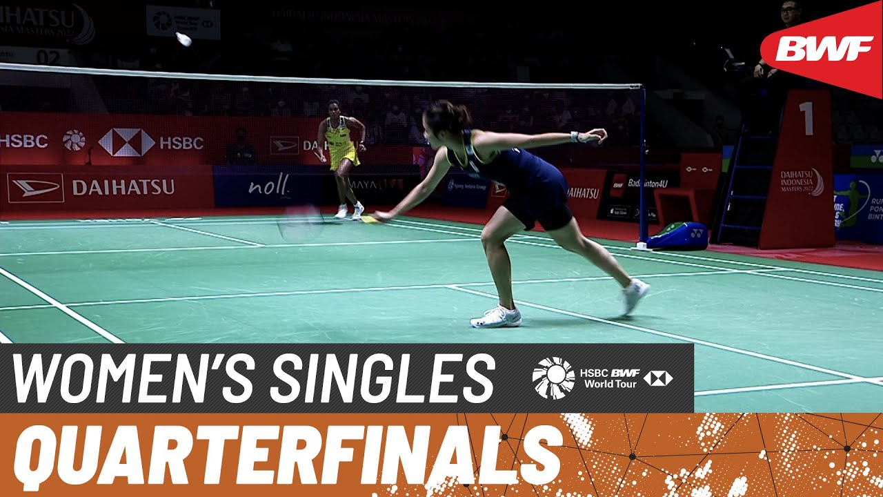 DAIHATSU Indonesia Masters 2022 | Ratchanok Intanon (THA) [5] vs. Pusarla V. Sindhu (IND) [4] | QF