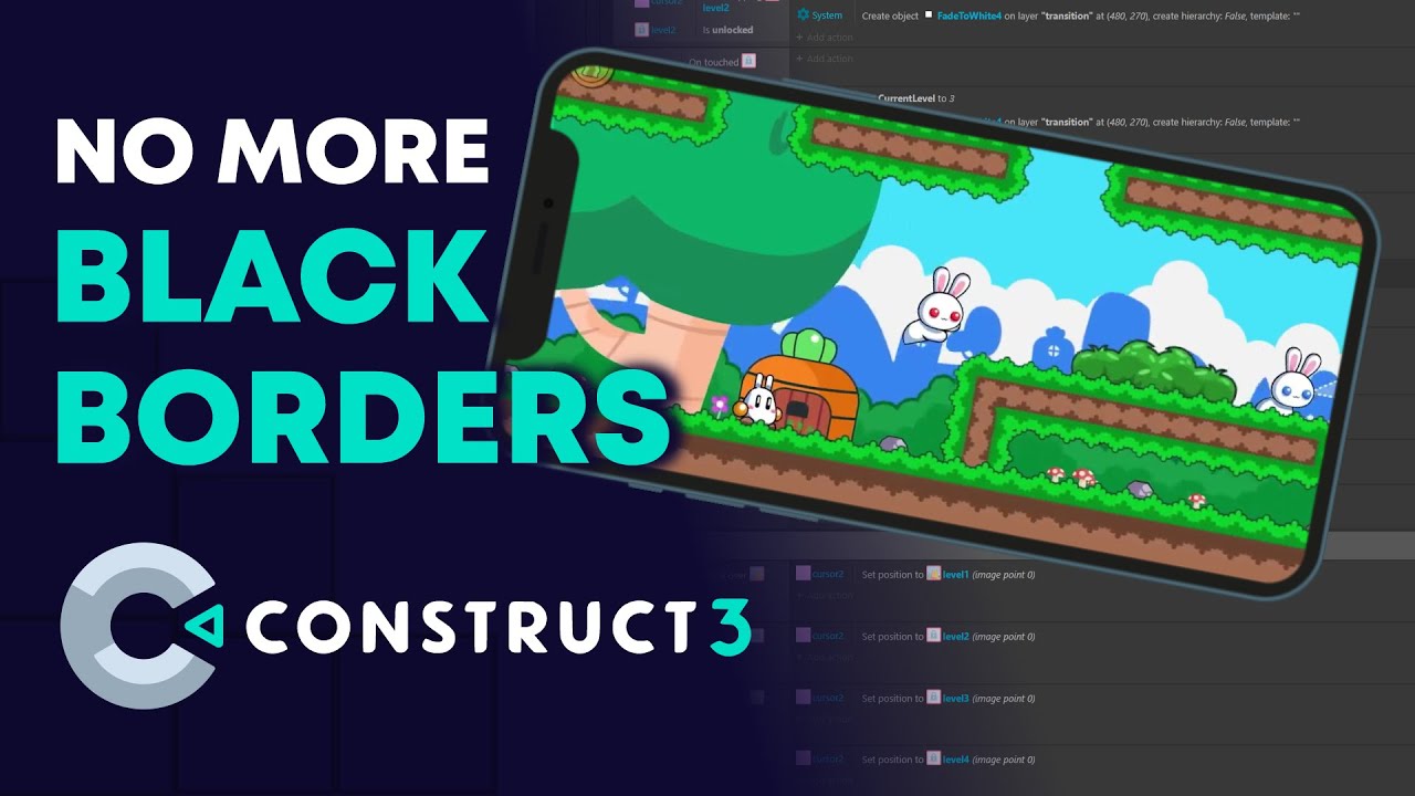 How to support MULTIPLE SCREEN sizes? | Construct 3 Tutorial