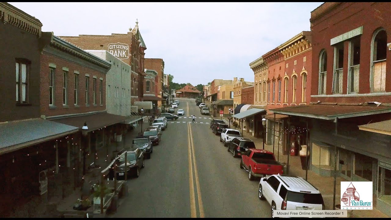 Welcome to Historic Downtown of Van Buren in Arkansas