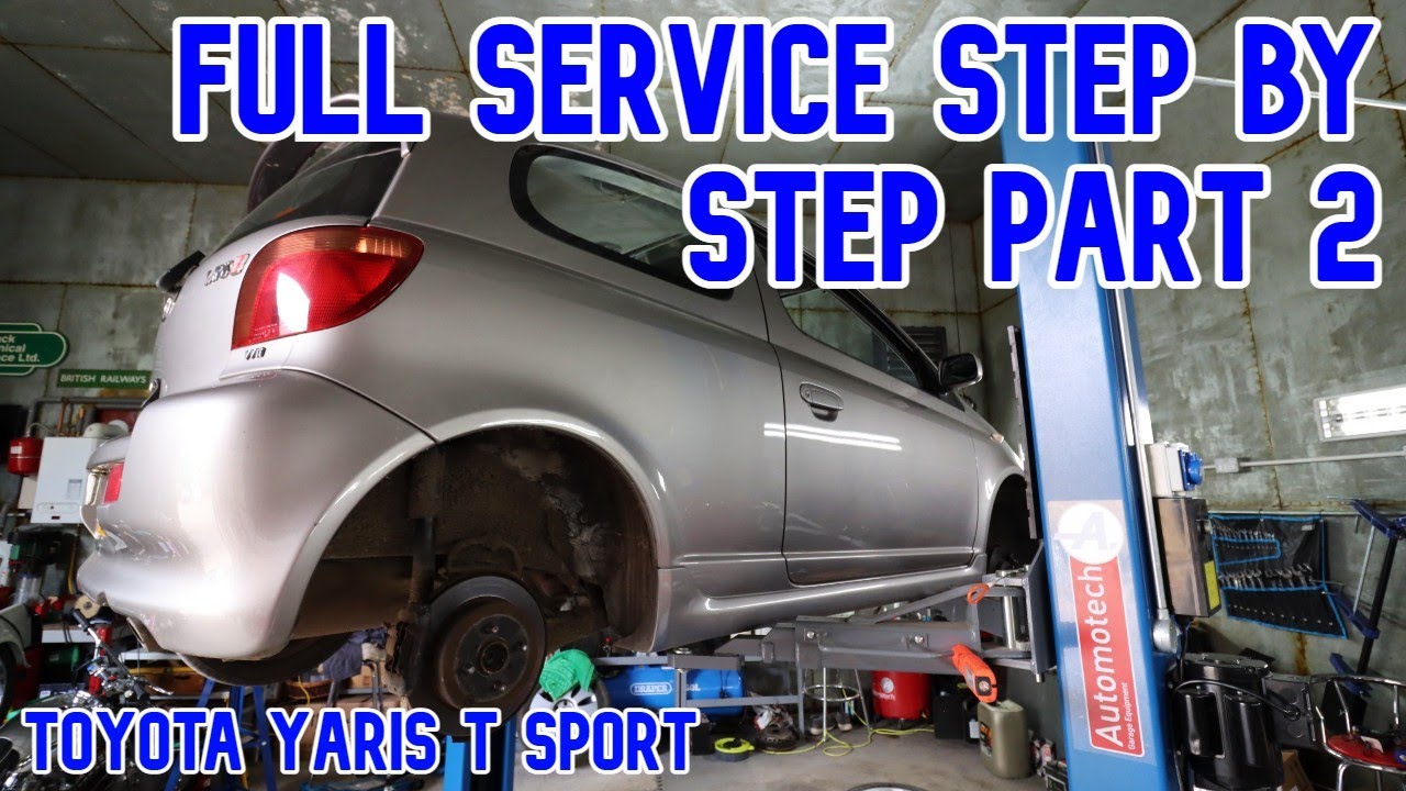 Toyota Yaris T-Sport 1.5 1999-2005 Full Service Step by Step guide. How to service my car. Part 2