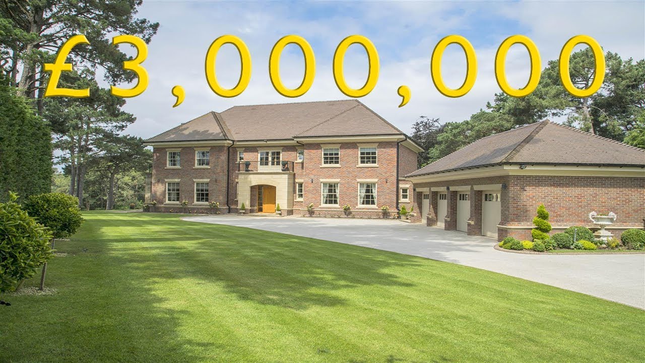GLENELM - &pound;3 MILLION POUND SUPERHOME OVERLOOKING GOLF COURSE AND SANDBANKS IN CANFORD CLIFFS POOLE
