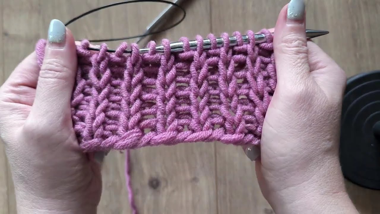 #6 Ściągacz jodełkowy 1x1, równiutki ściągacz / Slow knitting 