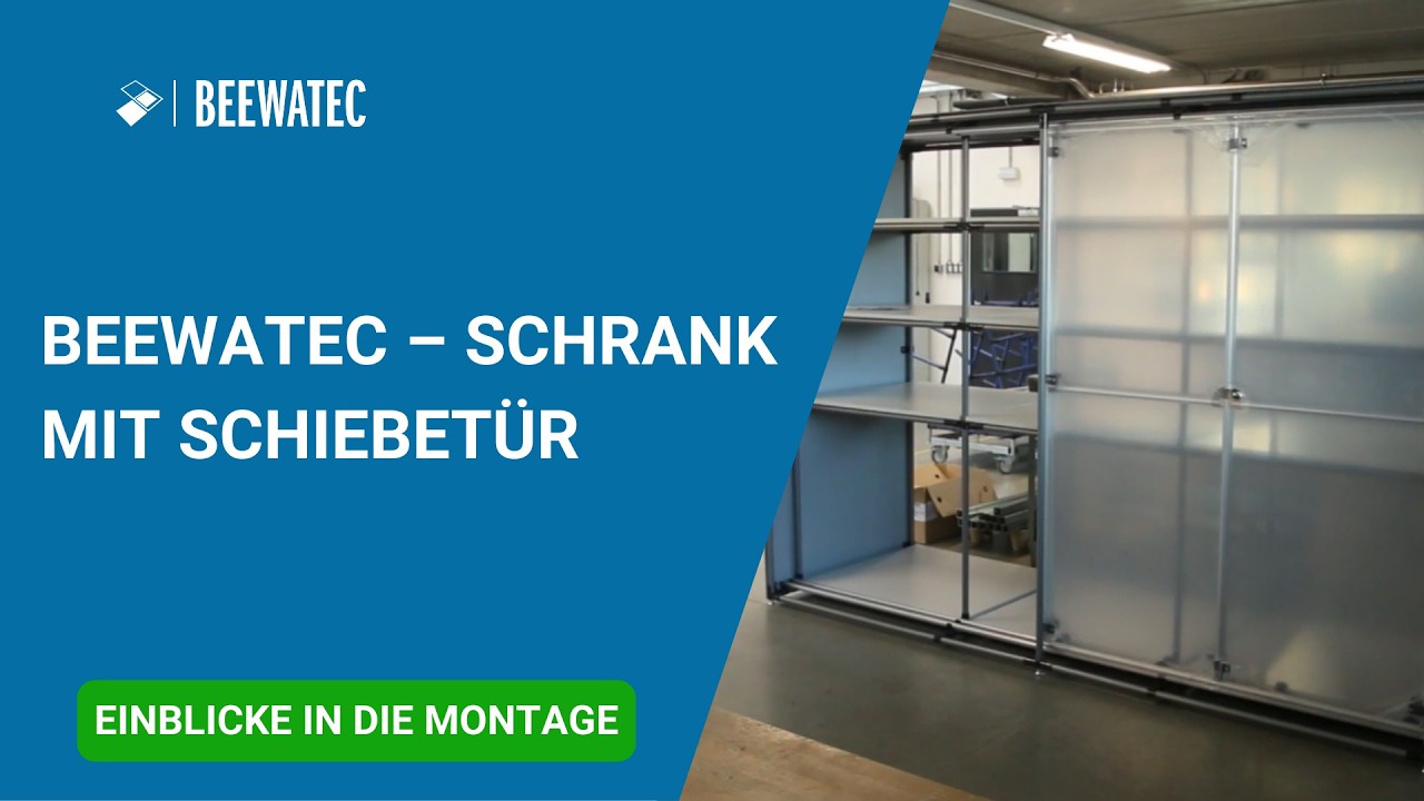 BEEWATEC – Schrank mit Schiebetür | Cabinet with Sliding Door