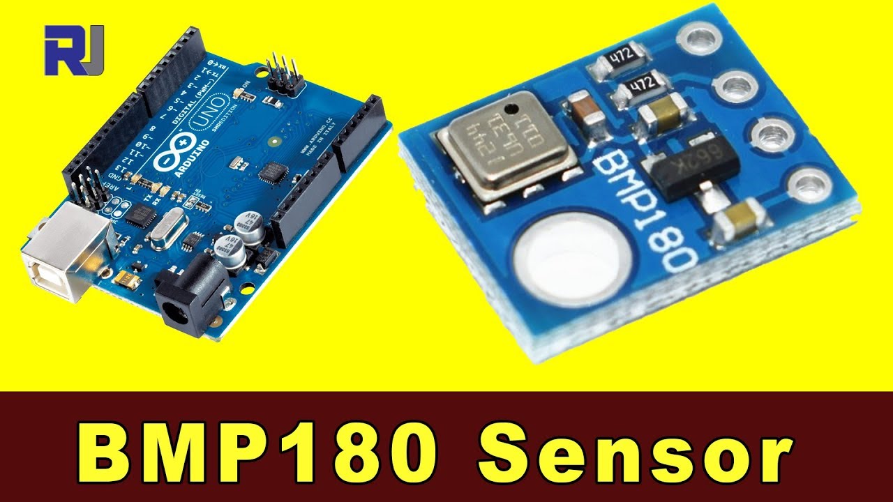 Using BMP180 Digital temperature and pressure Sensor with  Arduino RJT93
