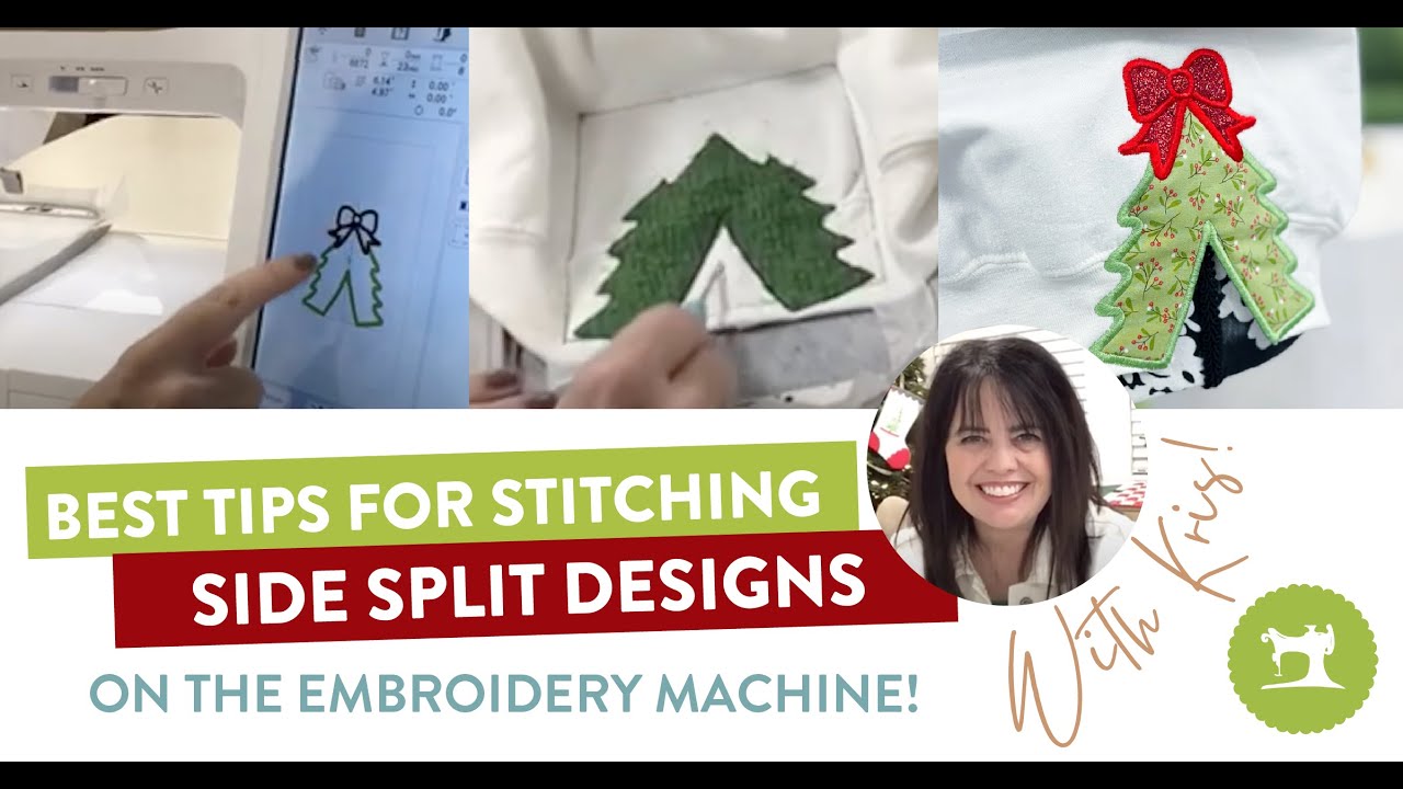 Best Tips for Stitching Side Split Designs on the Embroidery Machine!