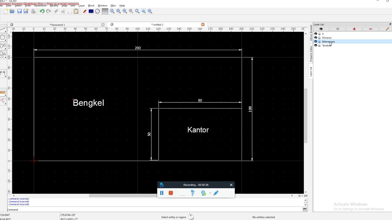 QCAD Layer