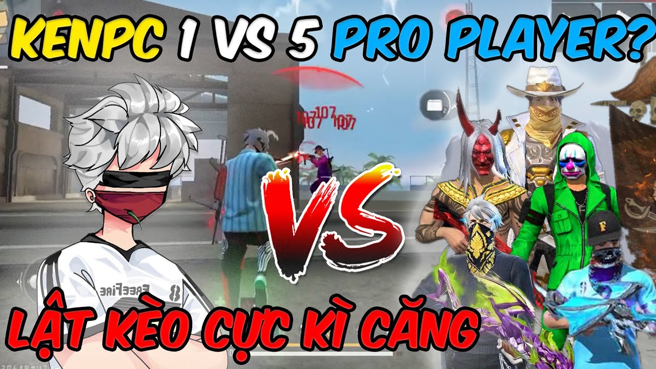 FREE FIRE | KENPC 1VS5 TRỰC TIẾP TR&Ecirc;N LIVE STREMS, LẬT K&Egrave;O CỰC CĂNG !
