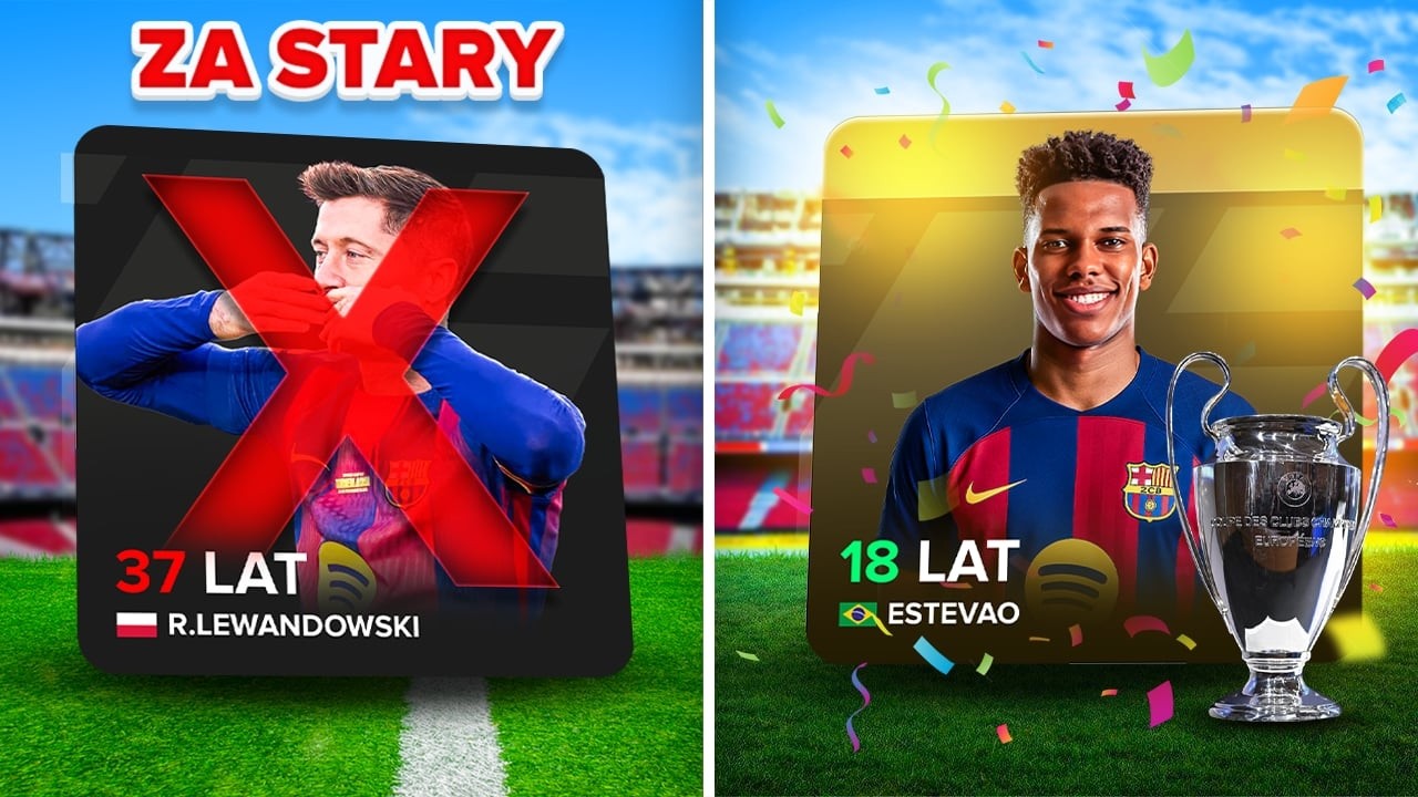 Naprawiłem FC BARCELONĘ... ale tylko zawodnikami U20 🤔