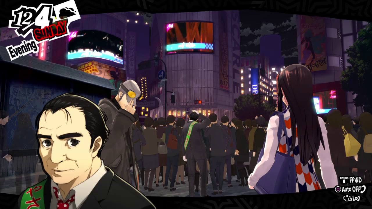 Persona 5 Royal Shido Calling Card and Fight