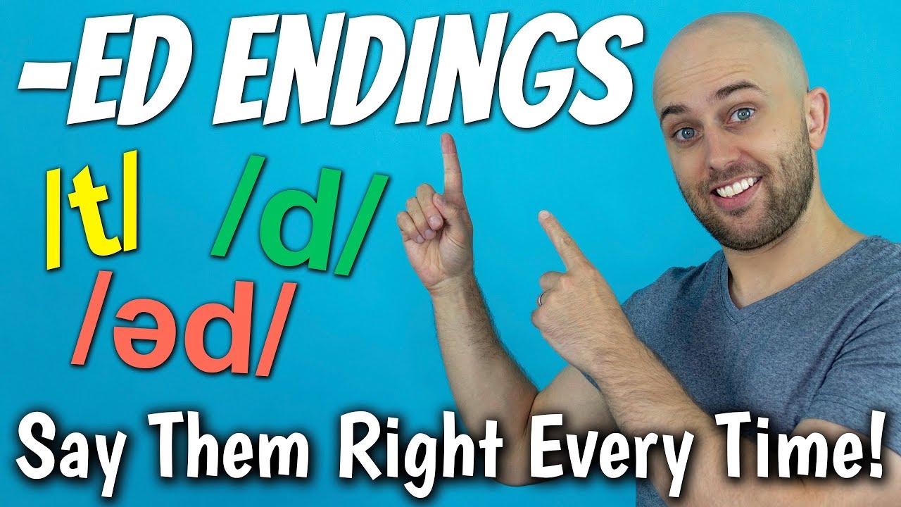 ED Pronunciation | HOW to PRONOUNCE Past Participle -ED Endings in ENGLISH
