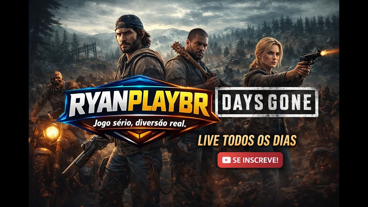 Jogando Days Gone Até zerar e enfrentando ordas de infectados.