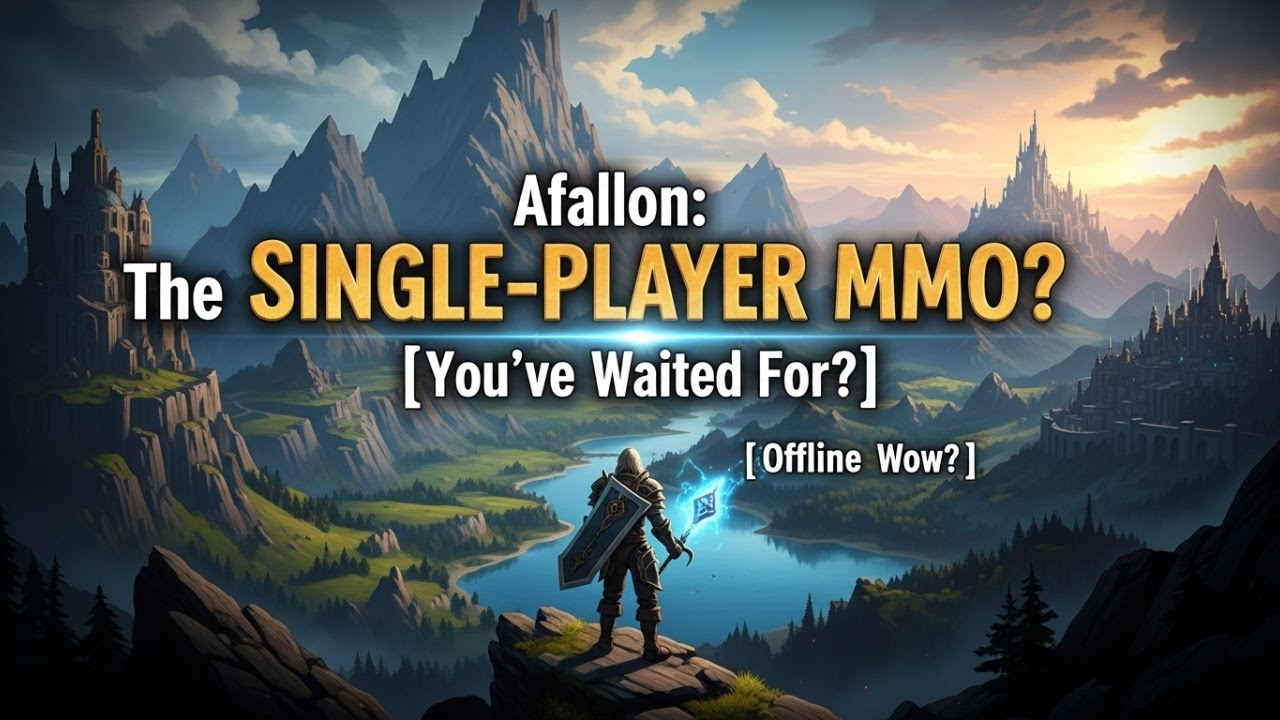 Afallon: ОДИНОЧНАЯ MMORPG, которую вы ждали? (Оффлайн WoW?)