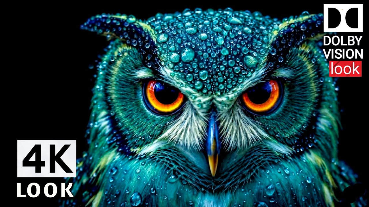 Unbelievable 4k Look Wildlife Video | Dolby Vision (Look) Video With Sleeping Music 