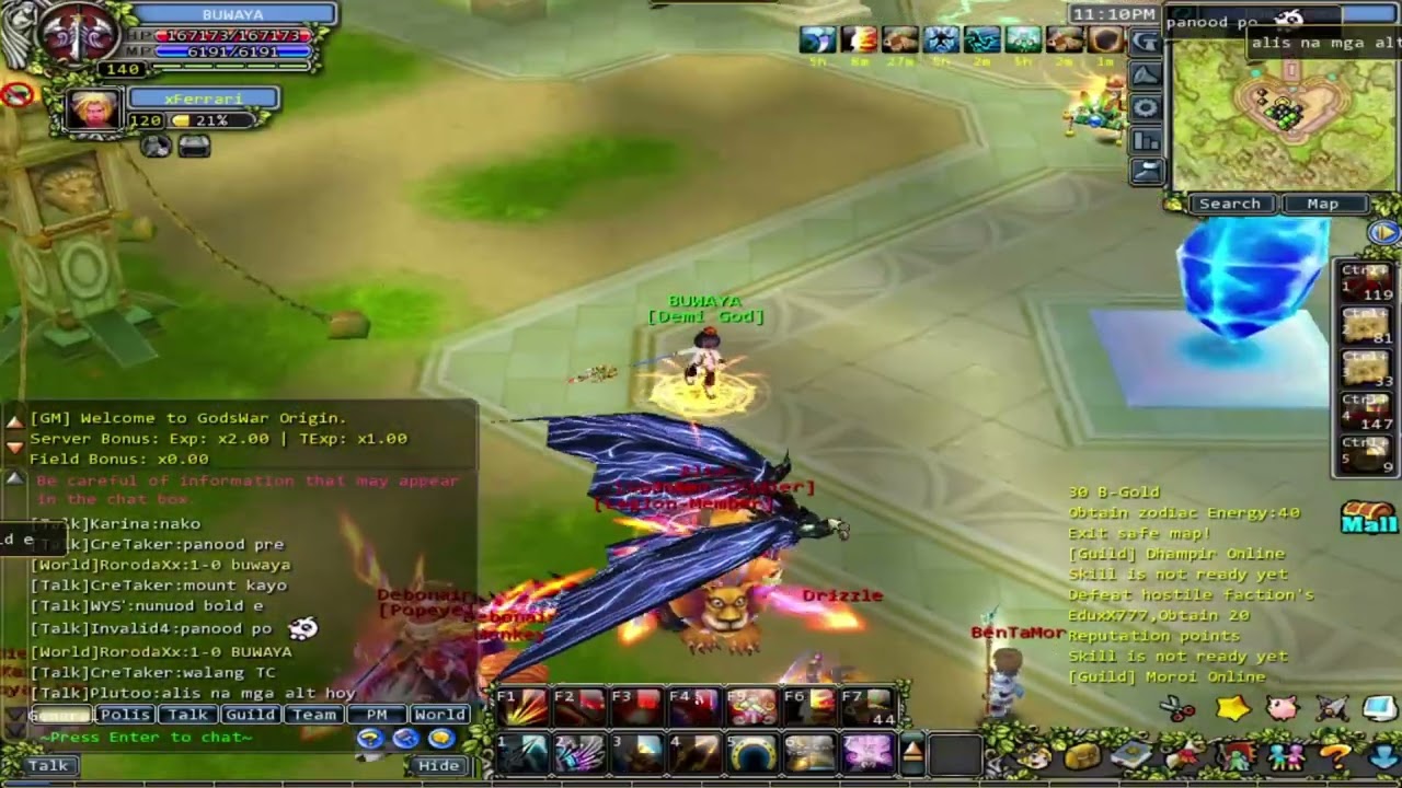 Godswar Origin REMATCH (BUWAYA VS EDUX777) FRIENDLY FIGHT