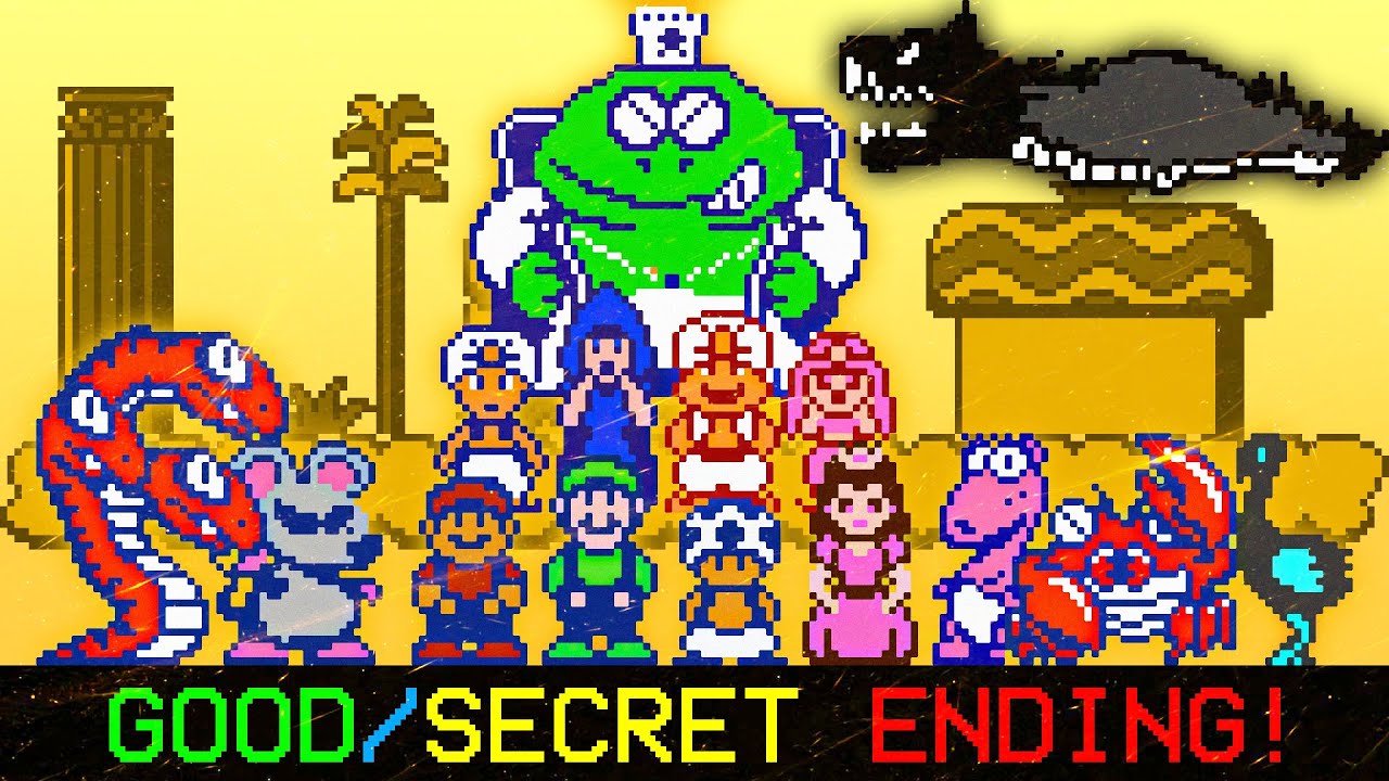 GOOD/SECRET ENDING ~ Subcon.FDS (Mario Bros. 2 Creepypasta Game by @mosaicarts828)