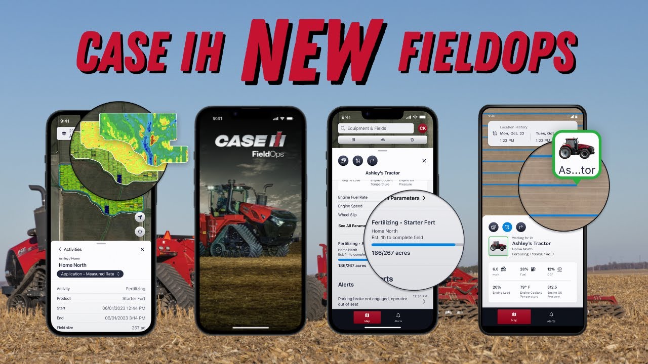 Case IH's NEW FieldOps Mobile App &mdash; Managing Your Fleet Just Got Easier