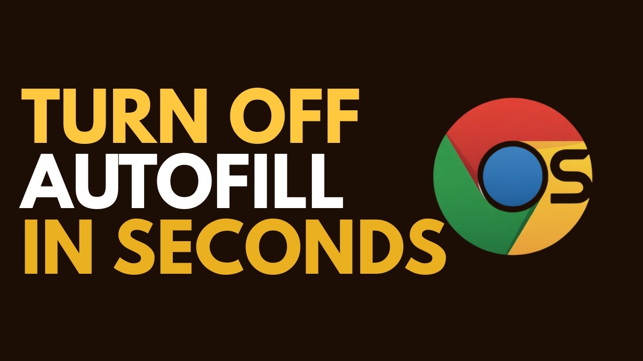How to Turn Off Save & Fill Payment Methods in Google Chrome (Disable Autofill!)