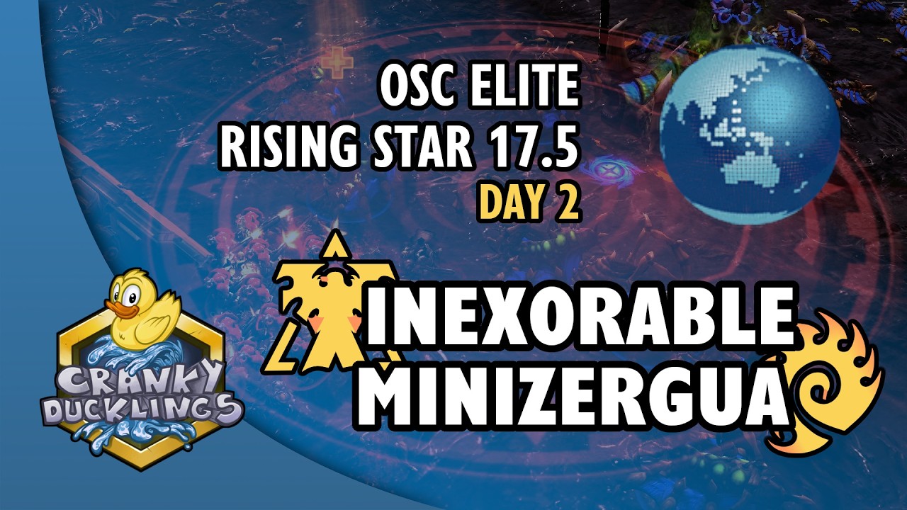 INexorable vs MiniZergUA - TvZ | OSC Elite Rising Star #17.5 - Day 2 | StarCraft 2 Tournament