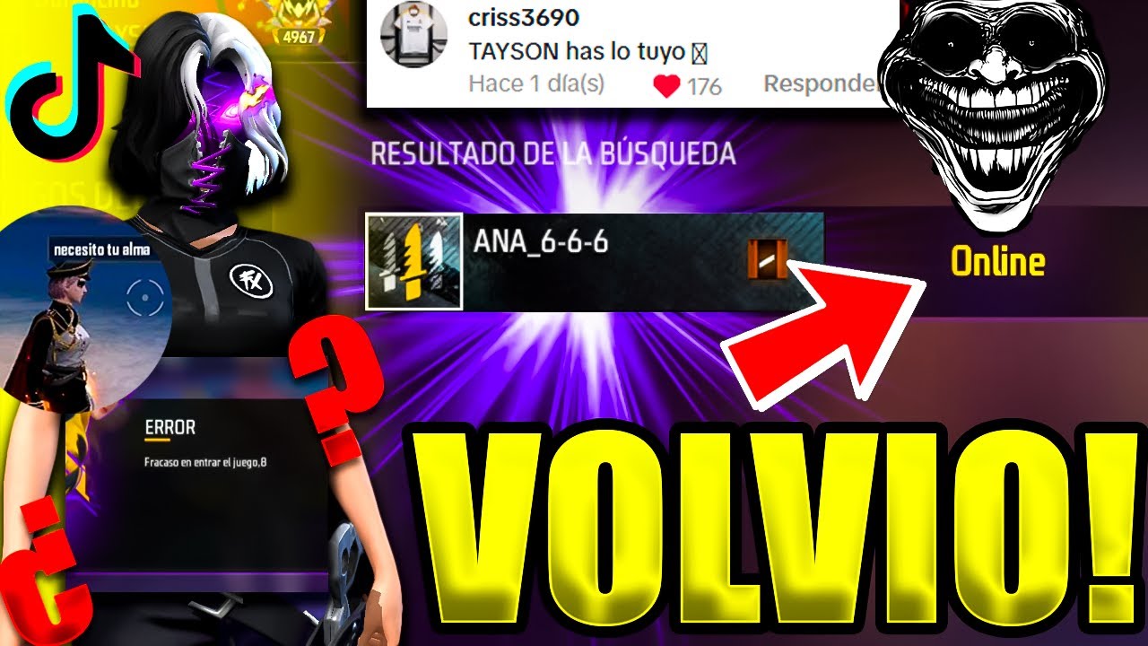 ¡REGRESO ANA666 LA DEMONIO! BUSQUE LAS CUENTAS MAS RARAS  DE TIKTOK😭