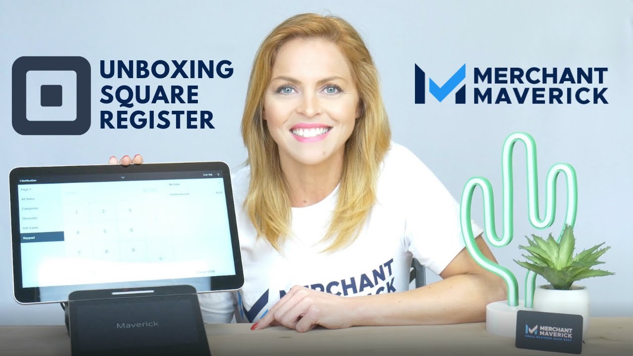 Unboxing Square Register - Square POS overview (2019)