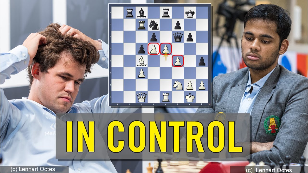In control | Magnus Carlsen vs Arjun Erigaisi | Julius Baer Generation Cup 2022