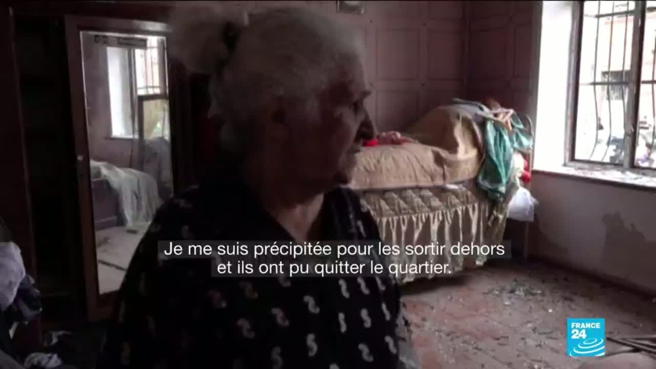 Conflit du Haut-Karabakh : la ville azerba&iuml;djanaise de Ganja bombard&eacute;e, un reportage France 24