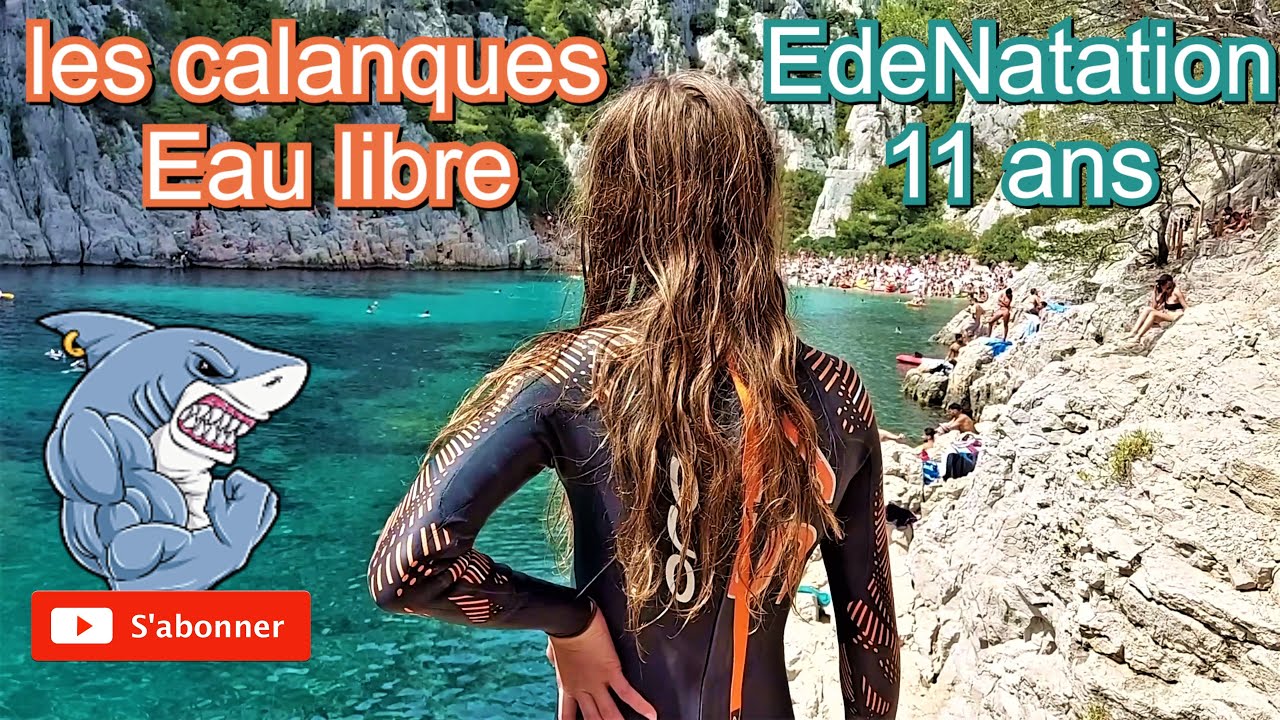 Natation Eau Libre dans les calanques de Cassis Eden 11 ans 5 km