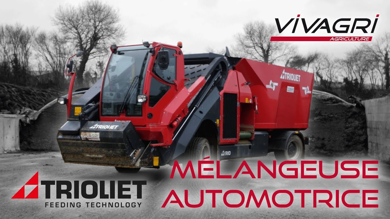 Mélangeuse automotrice Triotrac de Trioliet !