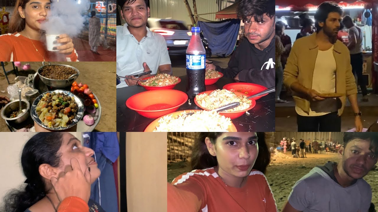 Fun at Juhu Beach, fair & Chinese eating😍||AnushkaSalian||#tulutalks #tuluvlogger #foodie