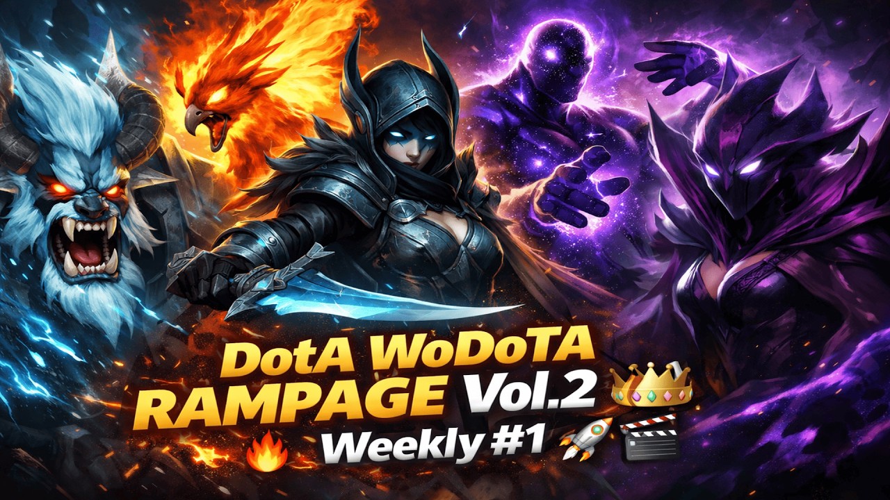 DotA WoDotA RAMPAGE Vol.2 | Weekly #1 🔥👑🚀🎬