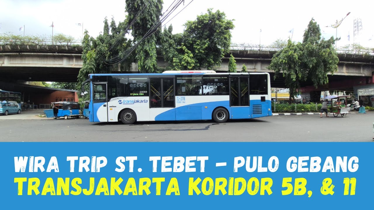 TIPS Cara ke Terminal Terpadu Pulo Gebang dari Stasiun Tebet || TransJakarta Koridor 5B - 11