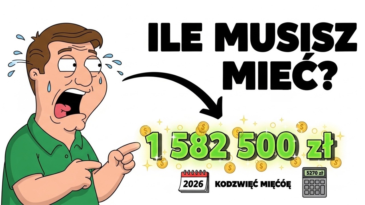 1,58 miliona zł i nigdy więcej nie pracujesz &mdash; ale ten błąd niszczy plan