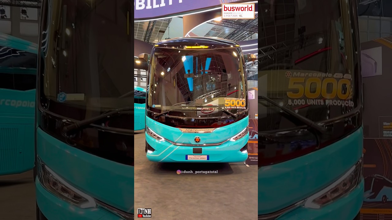 🚍 PARADISO G8 1350 - Unidade 5.000 #BusWorld 🇧🇪 #dunh #brussels #marcopolo