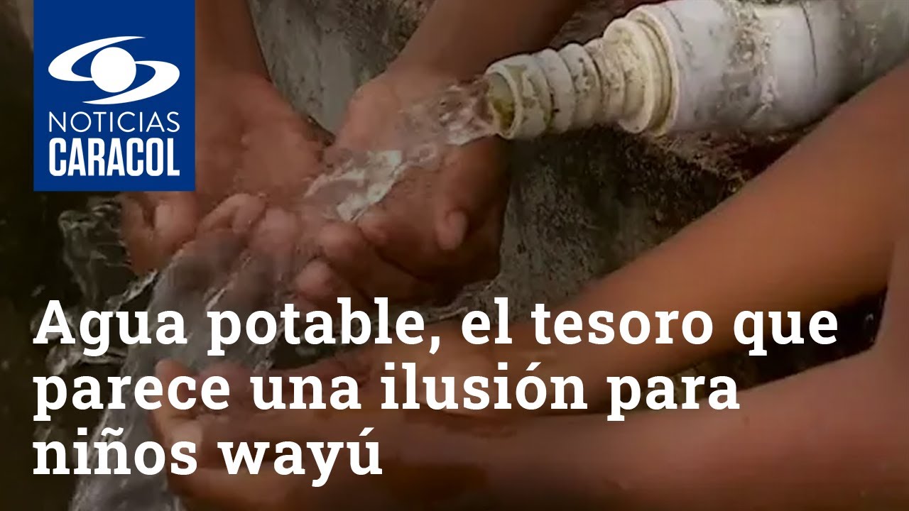 Agua potable, el tesoro que parece una ilusión para niños wayú que saben bien qué es vivir con sed