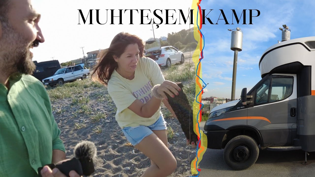 YENİ KARAVANLA ASOSTA MUHTEŞEM KAMP