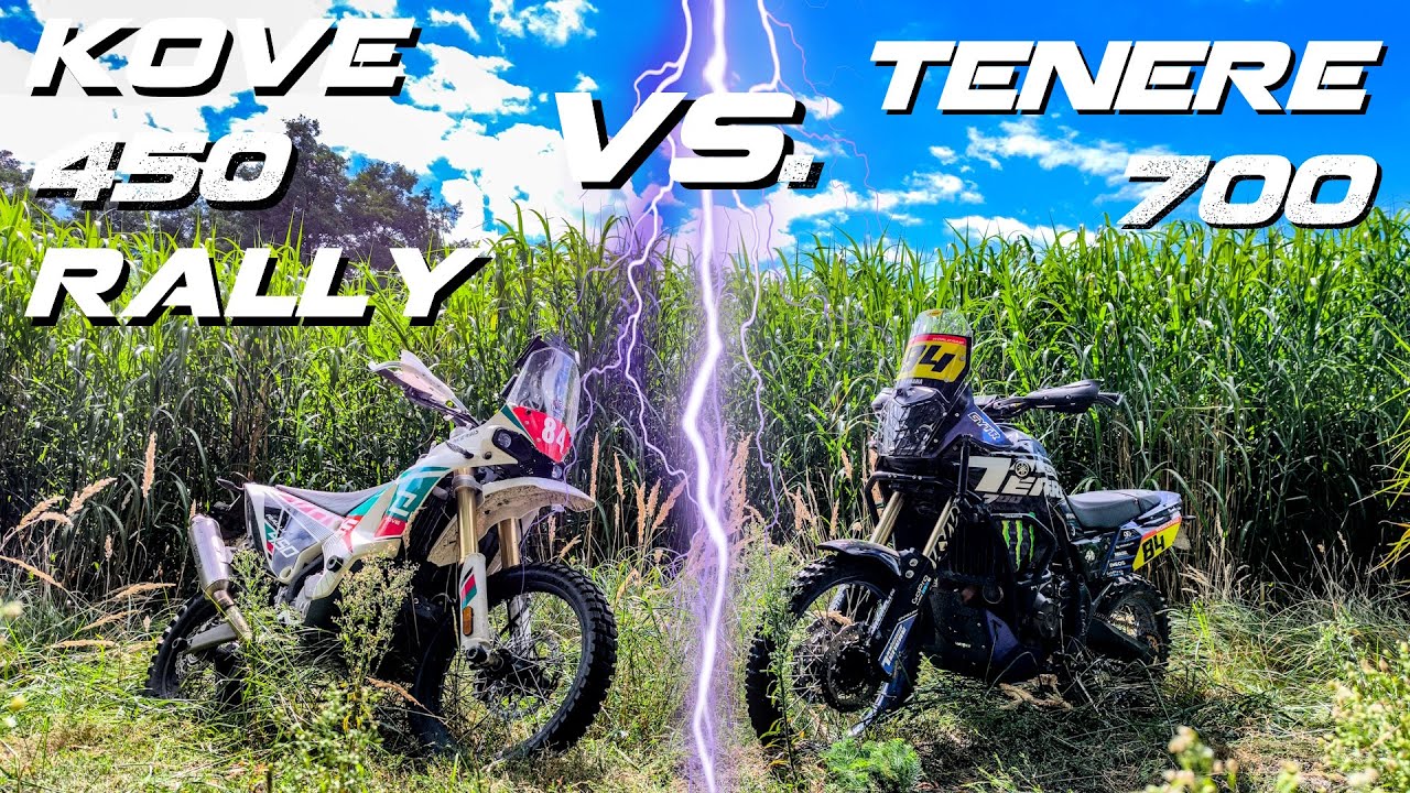 🏁 Kove 450 Rally VS. Tenere 700 🏁 100km Offroad 1v1 🏁