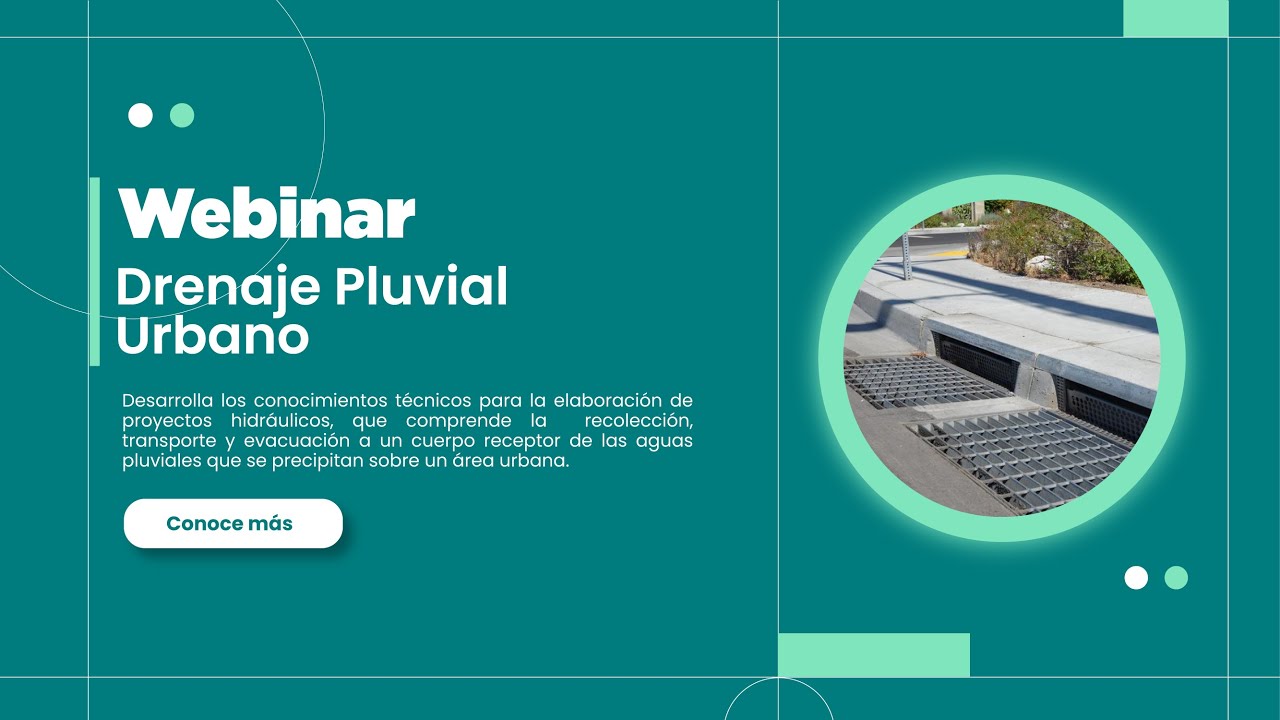 WEBINAR: Drenaje Pluvial Urbano