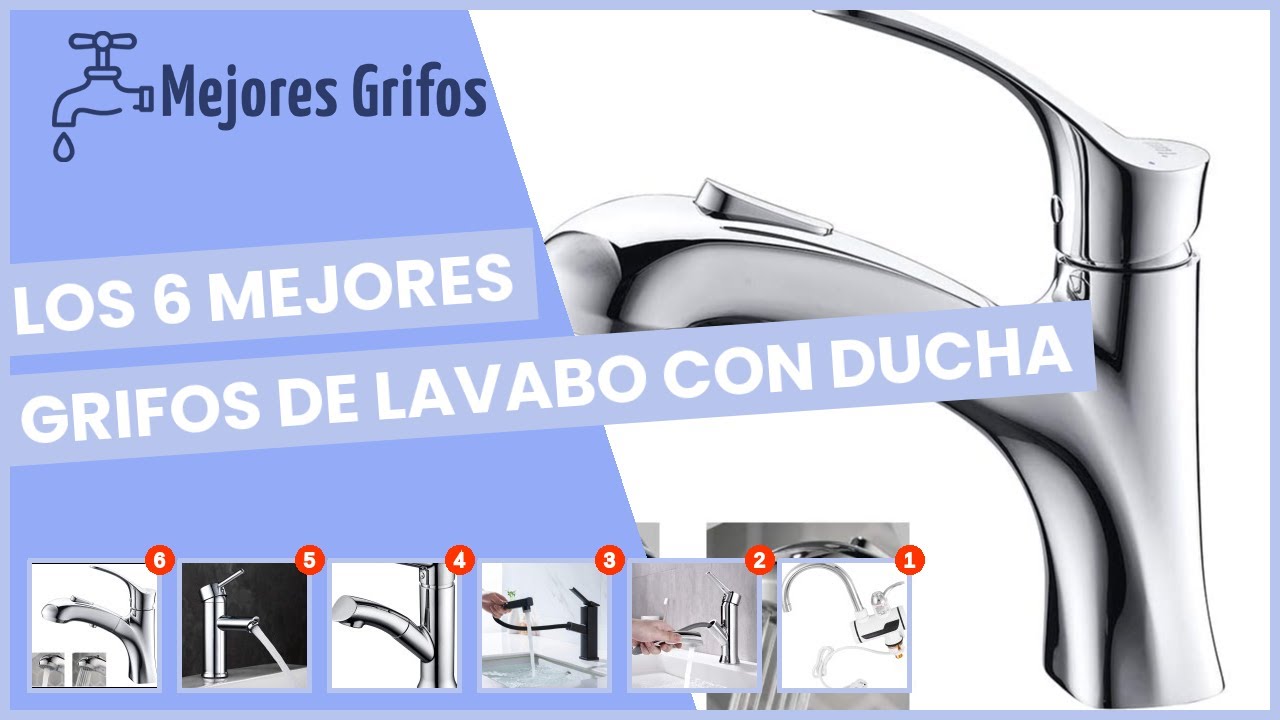 Los 6 mejores grifos de lavabo con ducha